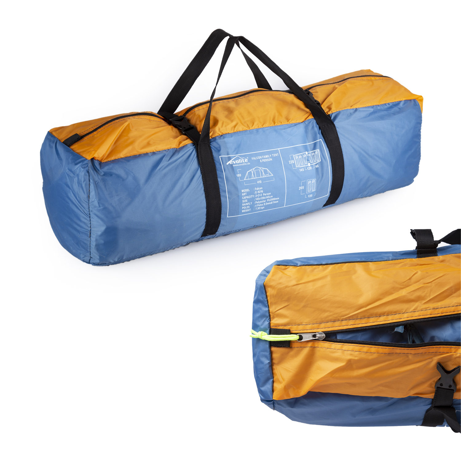 Evolite Falcon 6 Person Family Tent - Image 8