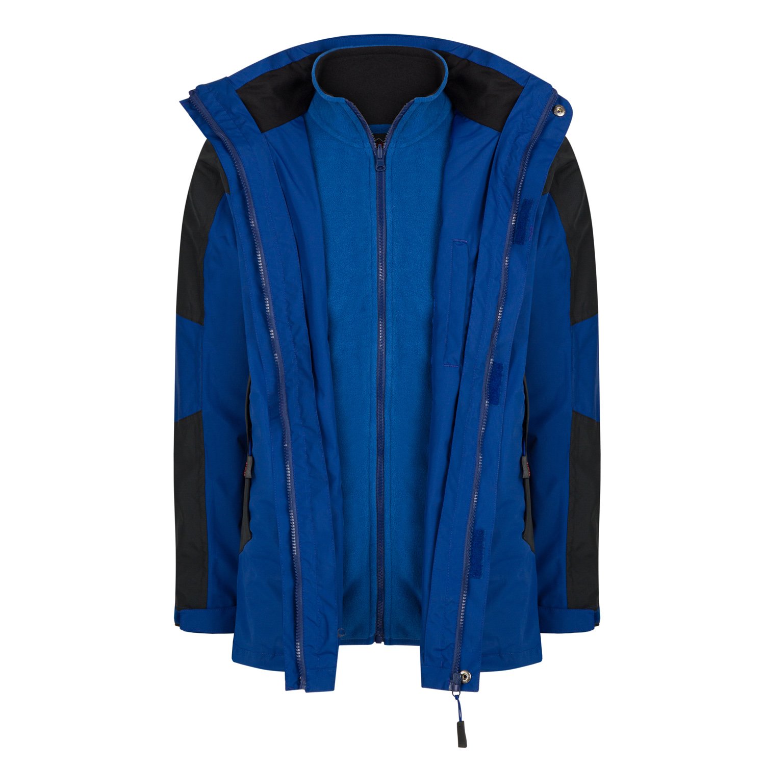 Evolite Women's Diva 3in1 Jacket Blue/Black - Image 2